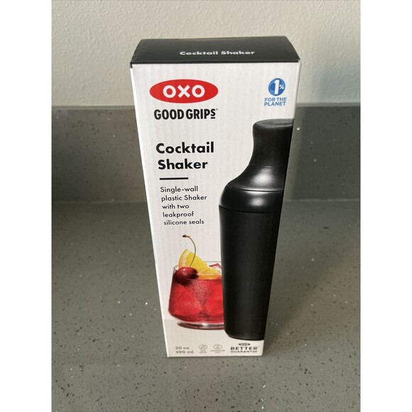 OXO Good Grips Black Plastic Cocktail Shaker - New in Box - Picture 1 of 10